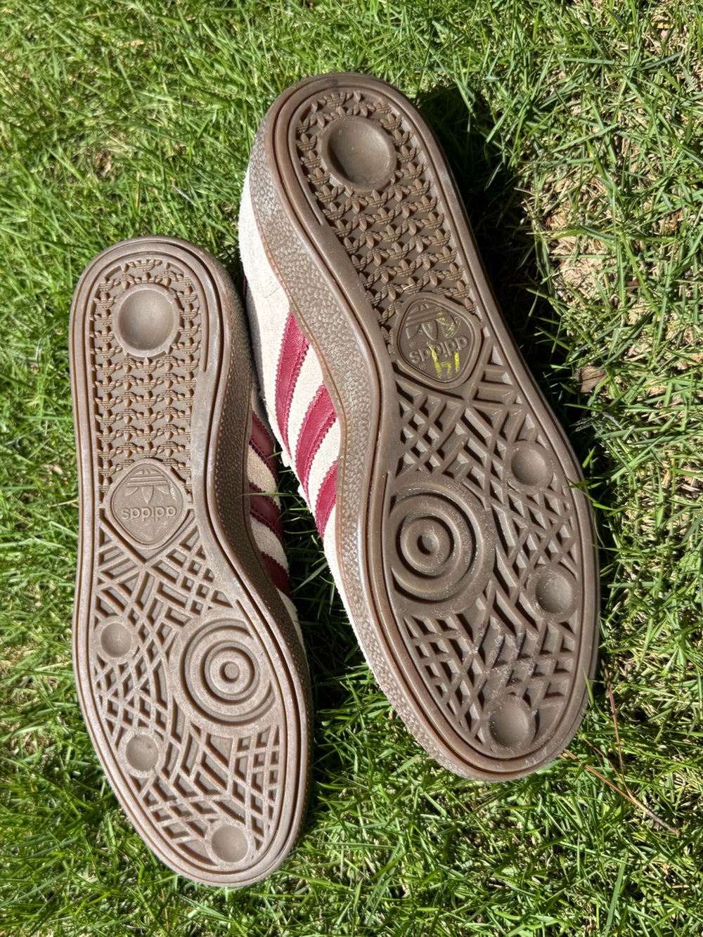 Like new Sambas 8 Handball SPEZIAL Maroon red and cream - Picture 4 of 5
